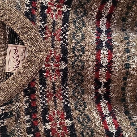 Woolrich women's 66% Wool Women’s pullover Sweater USA Large Vintage - Picture 4 of 10